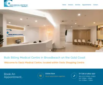 Oasismedicalgoldcoast.com.au(Medical Centre Broadbeach) Screenshot