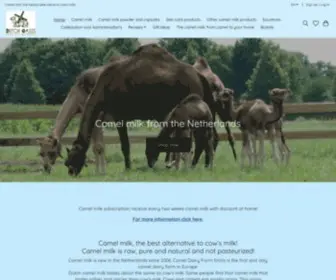 Oasismilk.com(Kamelenmelk en kamelenmelk producten online bestellen) Screenshot