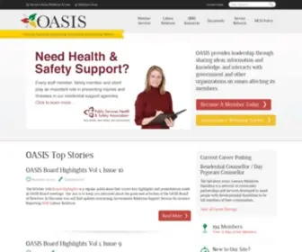 Oasisonline.ca(OASIS Online) Screenshot