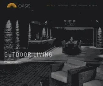 Oasisoutdoorlighting.com(Oasis Florida Landscaping and Architectural Lighting Outdoor Living) Screenshot