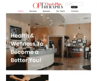 Oasisplustherapies.com(OasisPlus Therapies Health & Wellness) Screenshot