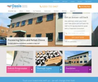 Oasisrecovery.org.uk(Oasis Recovery Bradford) Screenshot