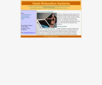 Oasisrelaxation.com(Oasis Relaxation Systems) Screenshot