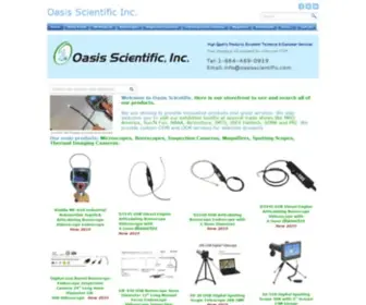 Oasisscientific.com(Oasis Scientific Inc) Screenshot