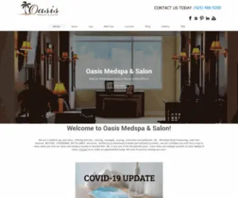 Oasisspaandsalon.com(Oasis Medspa & Salon) Screenshot
