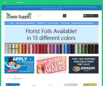 Oasissupply.com(Create an Ecommerce Website and Sell Online) Screenshot