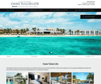Oasistulum.com(Oasis Tulum Lite) Screenshot