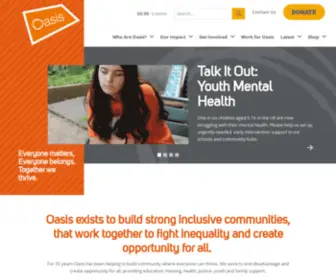 Oasisuk.org(Everyone matters) Screenshot