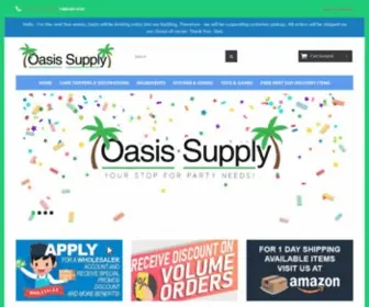 Oasisupply.com(Oasis Supply Company) Screenshot