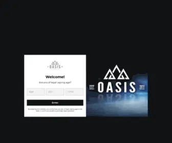 Oasisvape.com(Oasis Vape) Screenshot