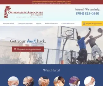 Oastaug.com(St Augustine Orthopaedic Surgery) Screenshot