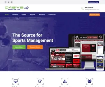 Oasyssports.com(Oasys Sports) Screenshot