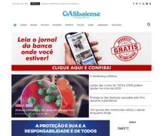 Oatibaiense.com.br(O Atibaiense) Screenshot