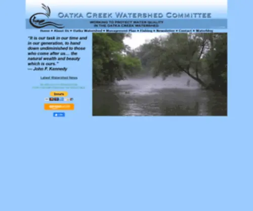 Oatka.org(Oatka Creek Watershed Committee) Screenshot