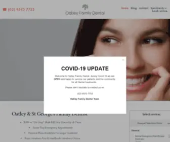 Oatleyfamilydental.com.au(Oatley Family Dental) Screenshot