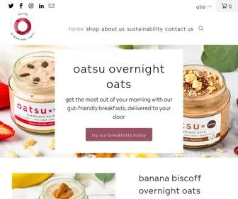 Oatsu.co.uk(Oatsu Overnight Oats) Screenshot