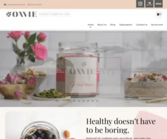 Oavieoats.com(Gourmet Overnight Oats) Screenshot