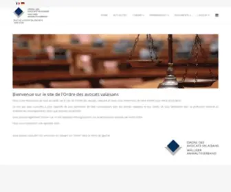 Oavs.ch(Ordre des avocats) Screenshot