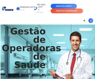 Oazeztecnologia.com.br(Softwares para Operadoras e Cl) Screenshot