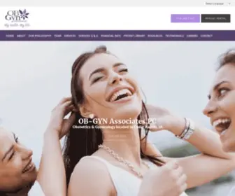 OB-Gynassoc.com(OB-GYN Associates PC) Screenshot