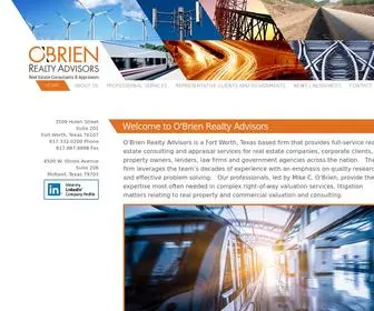 OB-Realty.com(OBrien Realty Advisors) Screenshot