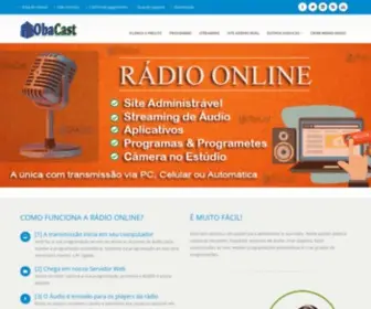 Obacast.com.br(Web Rádio) Screenshot