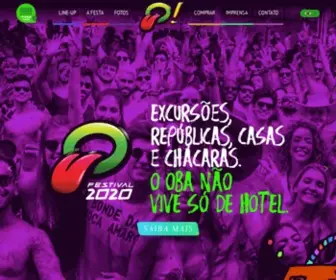 Obafestival.com.br(Oba Festival) Screenshot