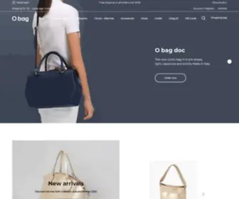 Obag.eu(Visit the official shop for O bag and create online the model) Screenshot