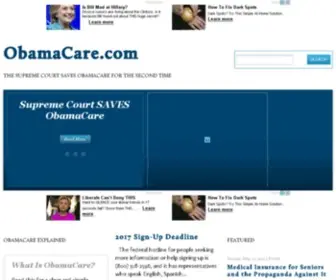 Obamacare.com(Obamacare) Screenshot