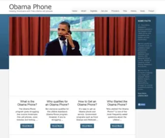 Obamaphone.com(Obama Phone) Screenshot