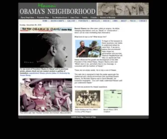 Obamasneighborhood.com(Obama's Neighborhood) Screenshot