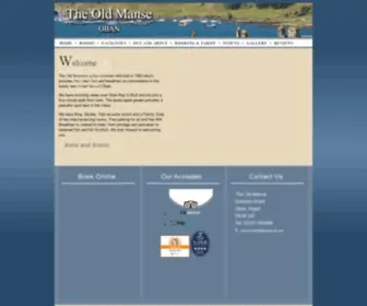 Obanguesthouse.co.uk(Oban Bed and breakfast accommodation at Old Manse guest house) Screenshot