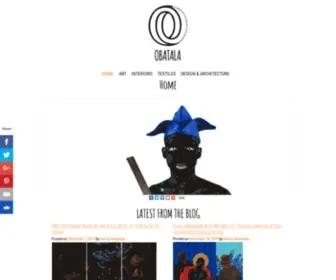 Obatala.co.uk(A place to discover another Africa) Screenshot