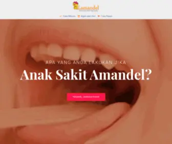 Obatamandel.com(Penyebab Amandel) Screenshot