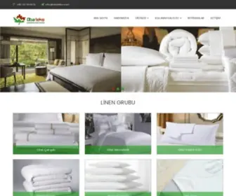Obateks.com(Otel Tekstil Ürünleri) Screenshot