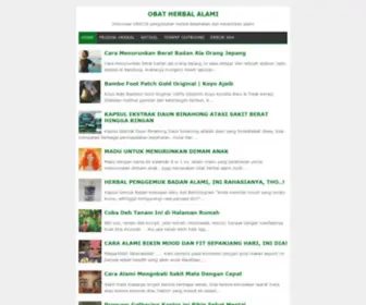 Obatherbalalami.com(Obat Herbal Alami) Screenshot
