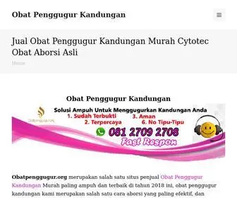 Obatpenggugur.org(SMS / WA 081 2709 2708 Jual Obat Penggugur Kandungan Murah Cytotec Obat Aborsi Asli Usia 1) Screenshot