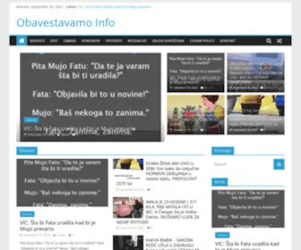 Obavestavamo.info(Obavestavamo Info) Screenshot