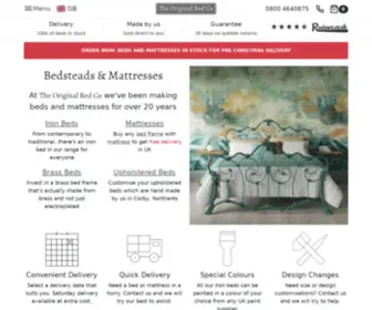 OBC-Uk.net(Bedsteads and Mattresses by The Original Bedstead Co) Screenshot