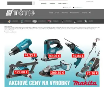 Obchodtoth.sk(Brusivo, náradie, strecha, záhrada, skleník, záhradná technika, hutný materiál, polykarbonát) Screenshot
