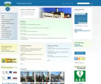 Obcina-Kanal.si(Občina) Screenshot