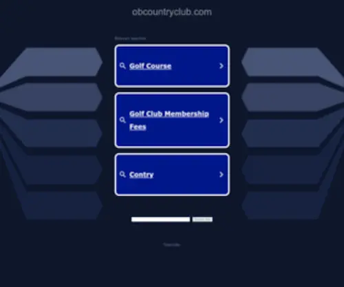 Obcountryclub.com(Obcountryclub) Screenshot