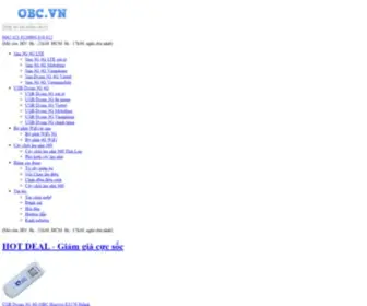 OBCVN.com(Địa chỉ Mua USB Dcom 3G/4G) Screenshot