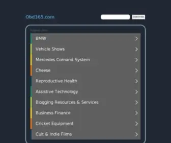 OBD365.com(Supplys professional OBD2 scanner and OBD2 diagnostic tools with competitive price) Screenshot