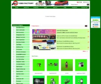 Obdfactory.com(OBD Factory Auto Electrics Co) Screenshot
