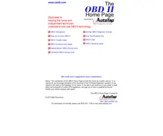 Obdii.com(On-Board Diagnostic System) Screenshot