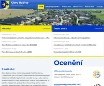 Obecbabice.cz(Obecbabice) Screenshot