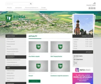 Obecborsa.sk(Úvod) Screenshot