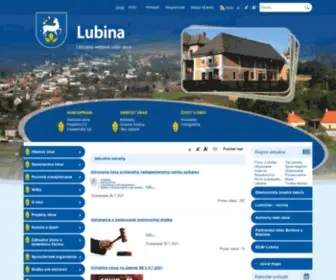 Obeclubina.sk(Obec Lubina) Screenshot