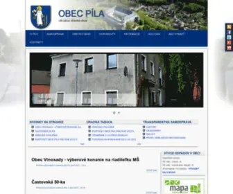 ObecPila.sk(Obec Píla) Screenshot